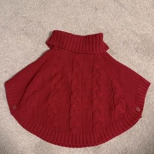 Carter’s Cable Knit Poncho/cape Sweater